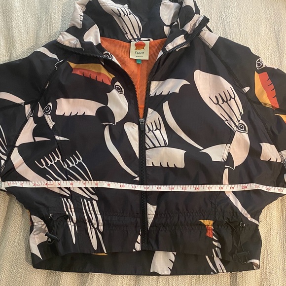 FARM Rio Toucan Windbreaker size Small - Picture 6 of 6